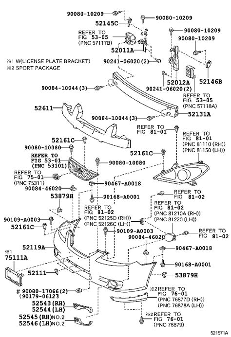 Toyota Camry parts diagram